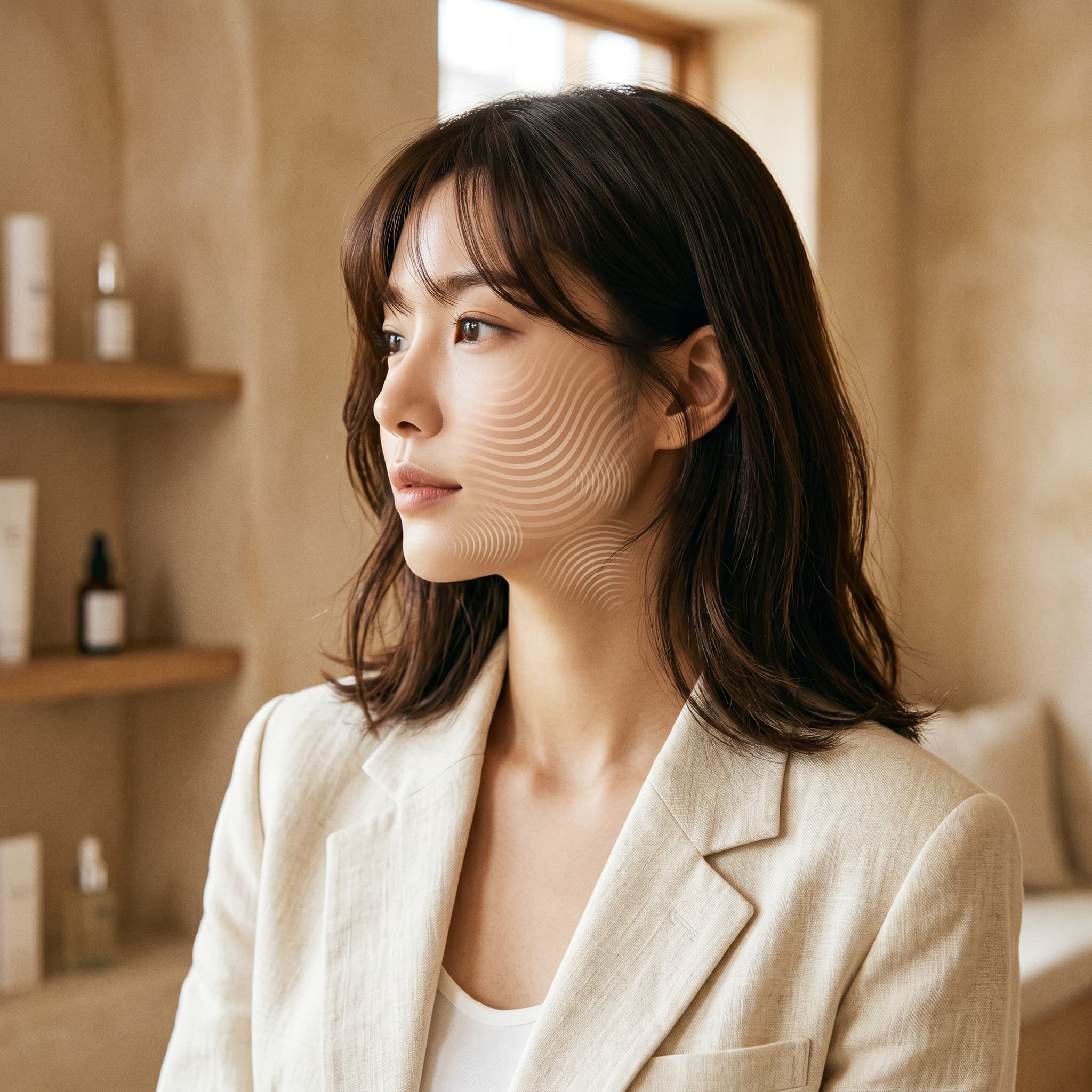 SMAS와 진피층을 동시에 자극